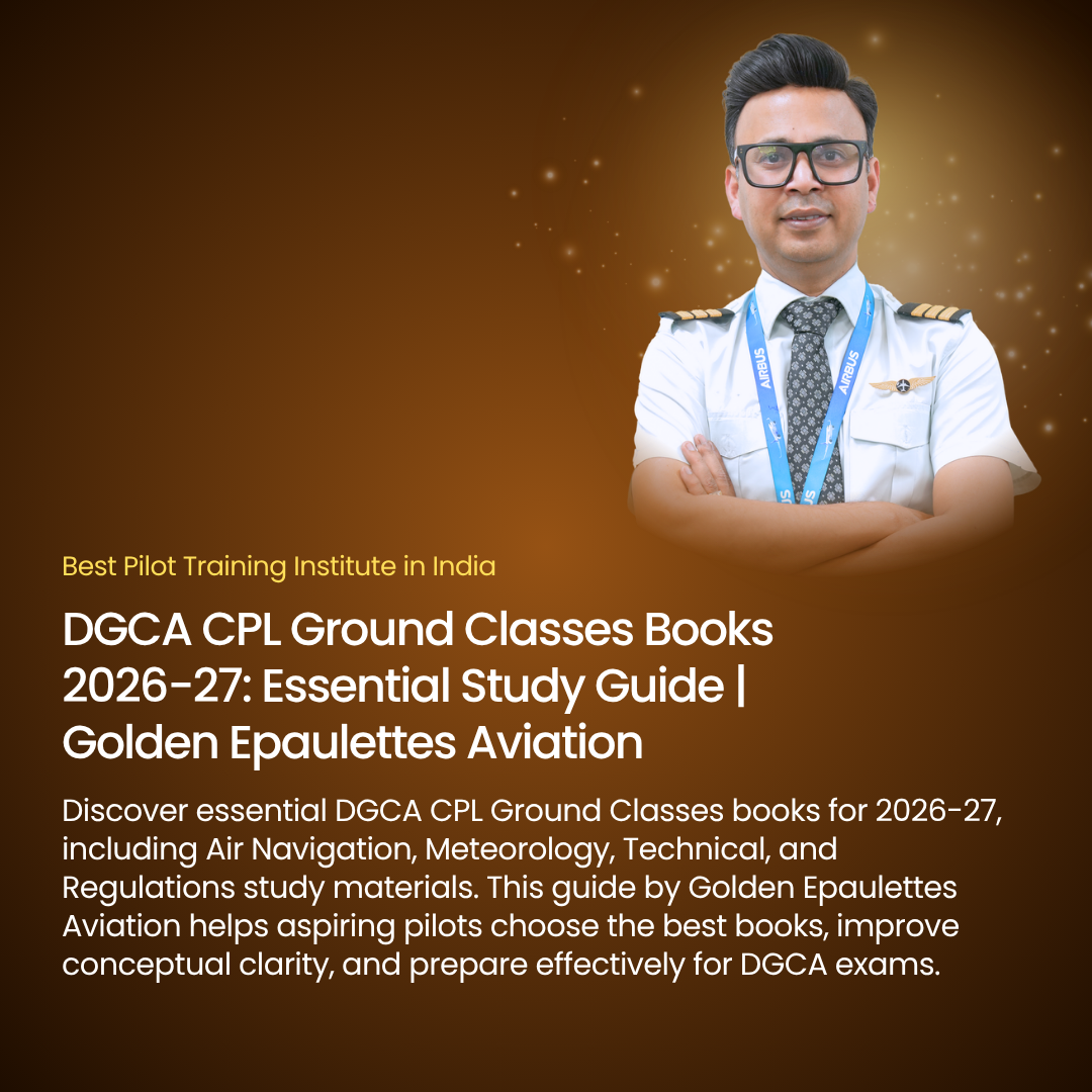 DGCA CPL Ground Classes Books 2026-27: Essential Study Guide | Golden Epaulettes Aviation
